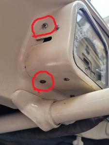 Picture 3 – binnacle and screws