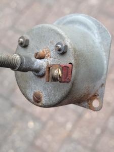 Picture 7 – nuts and screw holding the back on