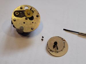 Picture 9 – clock face assembly