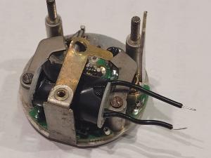 Picture 32 – circuit board + connection pilar + solenoid fitted