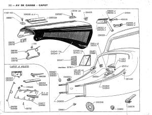 Traction bonnet parts diagram