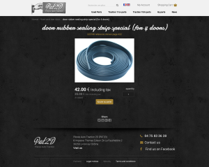 door rubber sealing strip special (for 4 doors)